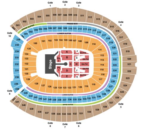 Lincoln Financial Field Seating Chart Rolling Stones Labb By Ag