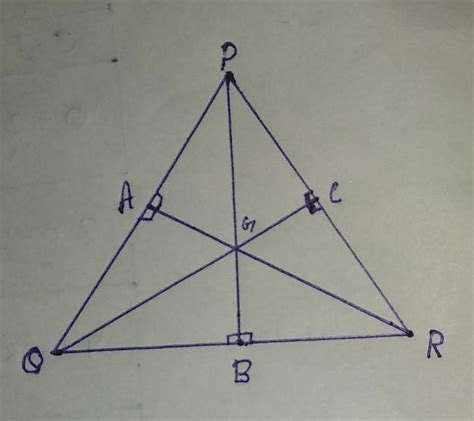 Triangle PQR Is An Equilateral Triangle In Which A B And C Are The