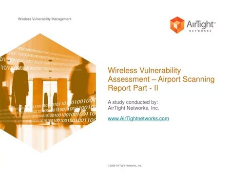 Ppt Wireless Vulnerability Assessment Airport Scanning Report Part