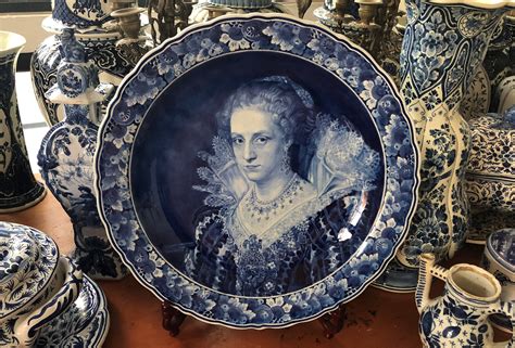 HUGE Royal Delft 1966 Rare Charger Large Old Delfts Blauw Etsy In