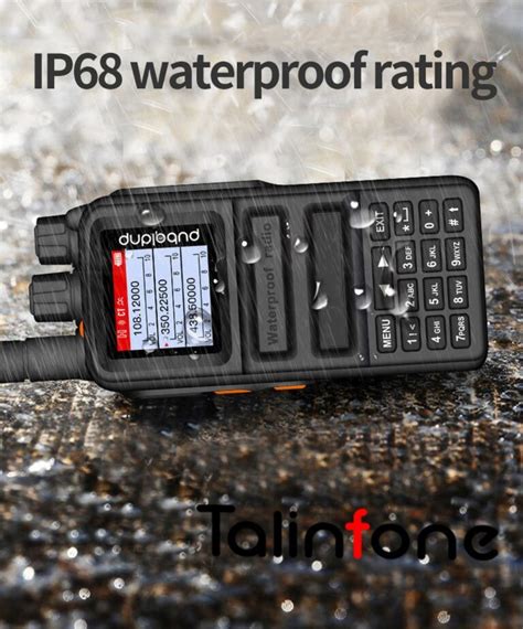 Talinfone UV8600 Full Band Walkie Talkie Handy Air Police Radio Any