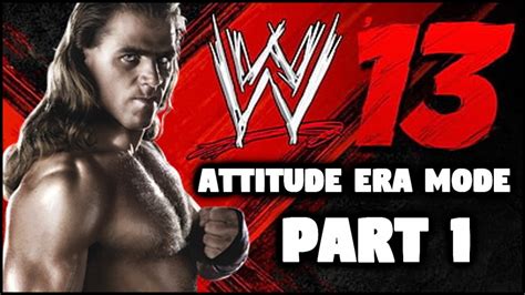 Wwe Attitude Era Mode Part Shawn Michaels Vs Mankind Youtube