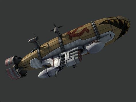 3d Model Red Alert Kirov Airship 1 Vr Ar Low Poly Cgtrader