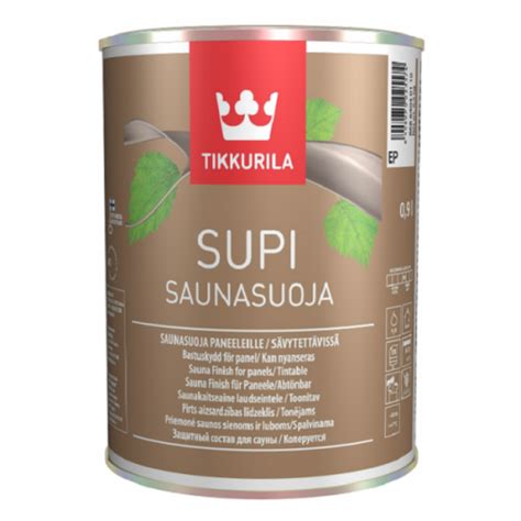 Tikkurila Supi Saunasuoja - средство для защиты бани | Мыло, Продукты ...