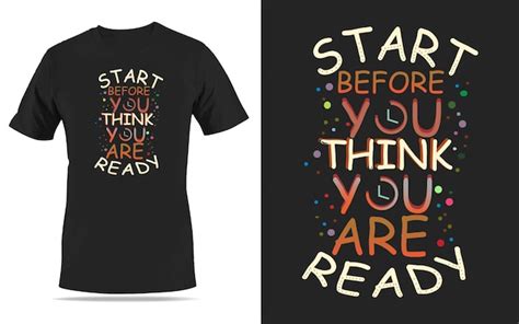 Premium Vector Self Motivational Typography T Shirt Design