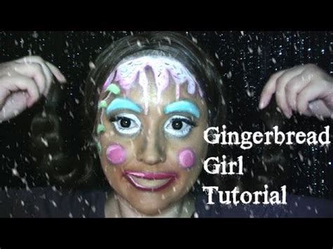 Gingerbread Girl With A Bite Nommed Out Makeup Tutorial Ravenrosebeauty