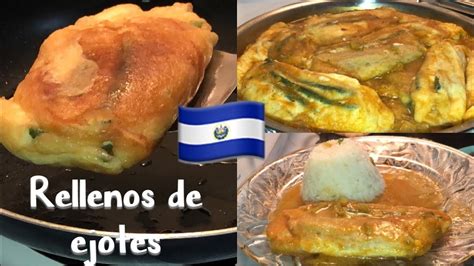 RELLENOS DE EJOTES RECETA DELICIOSA YouTube