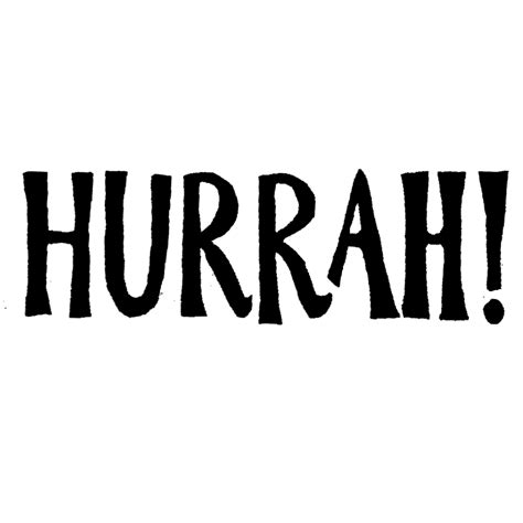 printing block hurrah text cambridge imprint