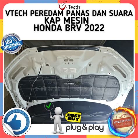 Jual Vtech Peredam Panas Dan Suara Kap Mesin Honda BRV 2023 Hitam Di