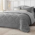 Amazon Ruikasi Anthracite Grey King Comforter Sets Piece