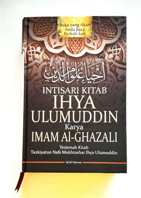 Jual Intisari Kitab Ihya Ulumuddin Karya Imam Al Ghazali Hard Cover Di Seller Entris Shop