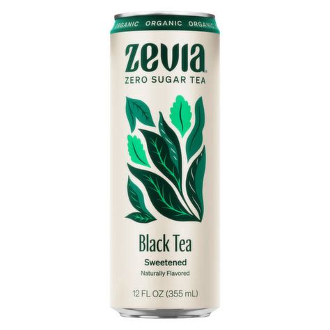 Zevia Organic Sweetened Black Tea Brookshire S