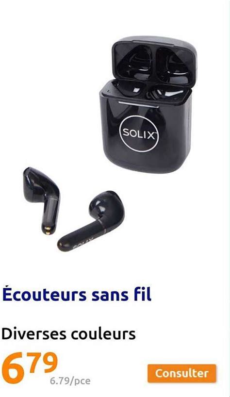 Promo écouteurs Sans Fil chez Action iCatalogue fr