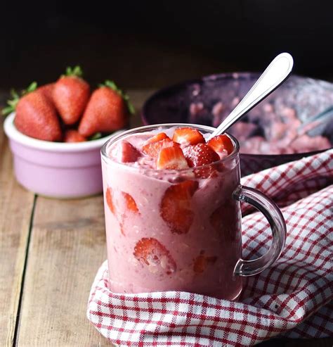 4 Ingredient Strawberry Overnight Oats Everyday Healthy Recipes