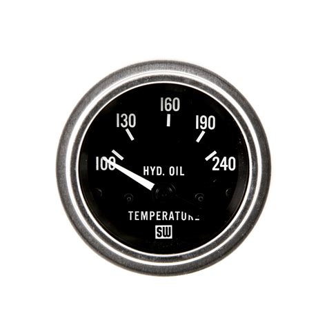 Deluxe™ Hydaulic Oil Temp Gauge 82345 Stewart Warner