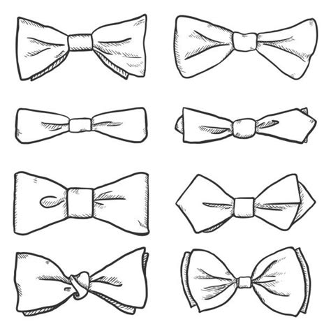 1 400 Bowtie Sketch Vector Stock Illustrations Royalty Free Vector