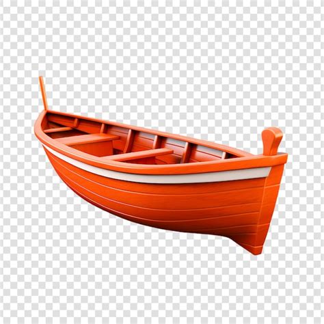 Premium Psd Boat Isolated On Transparent Background