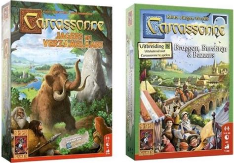 Koop 999 Games Spellenbundel 2 Stuks Carcassonne Jagers En