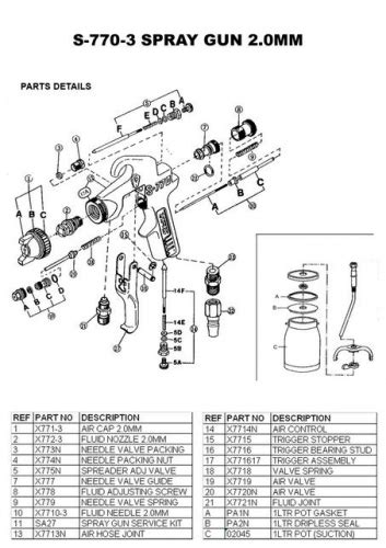 Star S 770 Suction Spray Gun 1 5mm