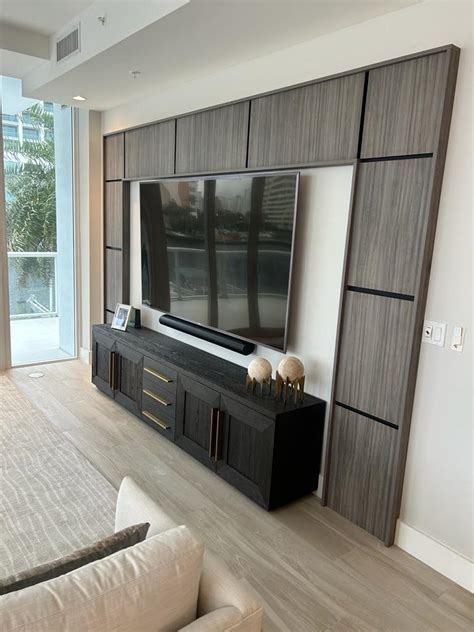 TV Unit Wall Panels Delta Woodworks Cabinets