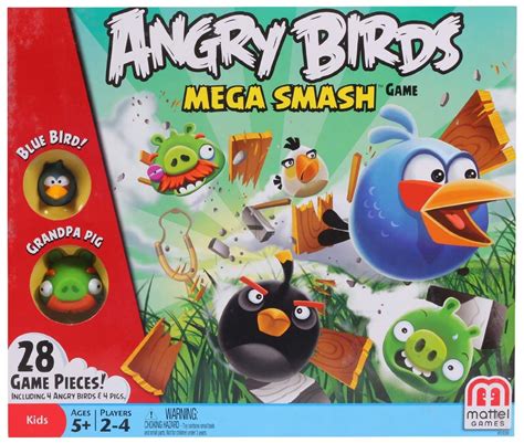 Buy Mattel Angry Birds Mega Smash Game Multi Color Online At Low Prices In India