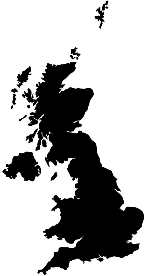 Great Britain Silhouette Free Vector Silhouettes