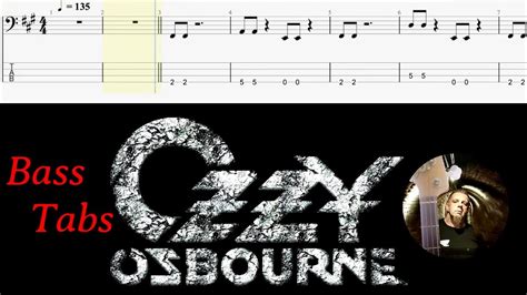 Crazy Train Ozzy Osbourne Bass Tabs Youtube