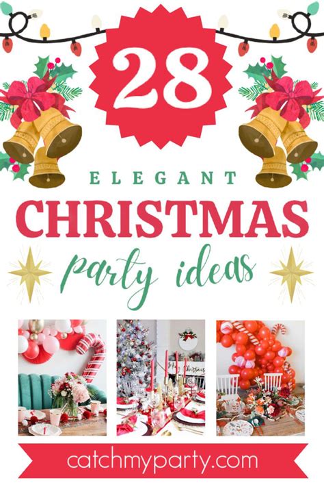 28 ELEGANT Christmas Party Themes!🎄 | Catch My Party