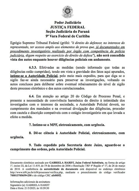 Entenda Por Que Gabriela Hardt Que Substituiu Moro Na Vara De