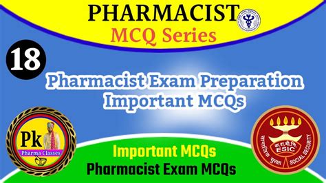 AIIMS Pharmacist Exam Paper Ll Pharma MCQs Ll Pharmacist Exam