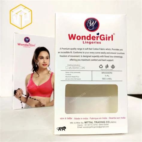 Lingerie Packaging Box With UV Print Box Garment Packaging Box Box With Window Cut At Rs 4