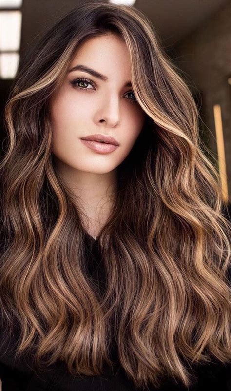 35 Ways To Upgrade Brunette Hair Dark Chocolate With Warm Blonde