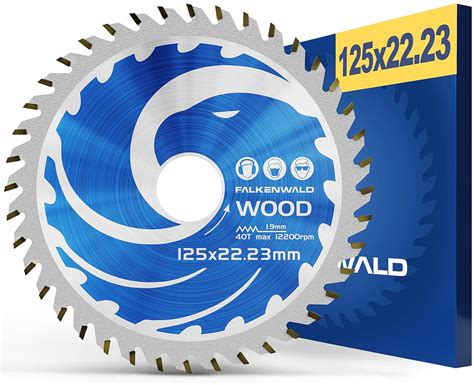 Falkenwald Lama Per Sega Flex Per Legno 125 Mm Per Smerigliatrice