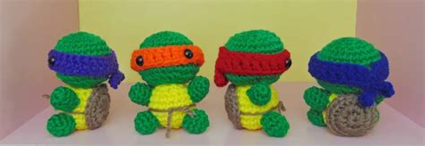 FREE Ninja Turtle Crochet Amigurumi Crochet Pattern Ribblr