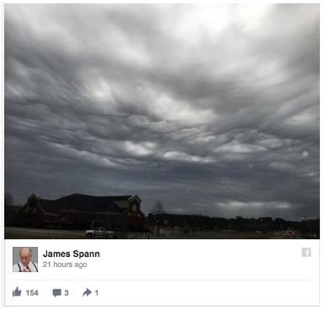 Rare Undulatus Asperatus Clouds Create Stunning Skies In Alabama