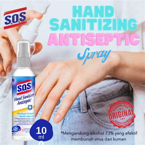 Jual Sos Hand Sanitizer Antiseptic Botol Spray Ml Higienis Efektif