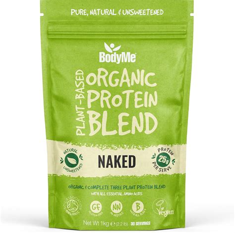 Bodyme M Lange Poudre Proteine Vegan Bio Naked Naturel Kg Non