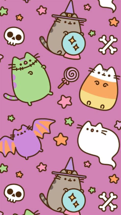 Pusheen Cute Halloween Halloween Halloween Cute Pusheen The Cat HD