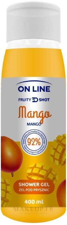 On Line Fruity Shot Mango Shower Gel Gel Douche Mangue Makeup Fr