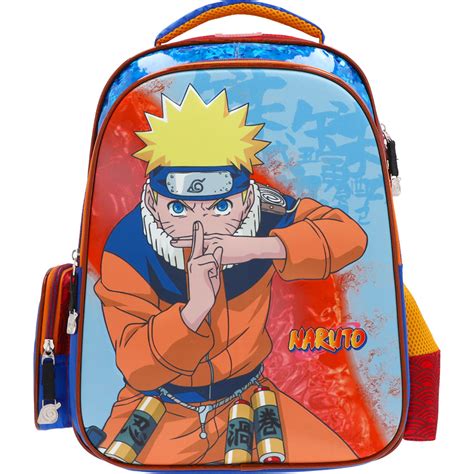 Mochila Escolar Yadatex Ntc027 Naruto Multicolor