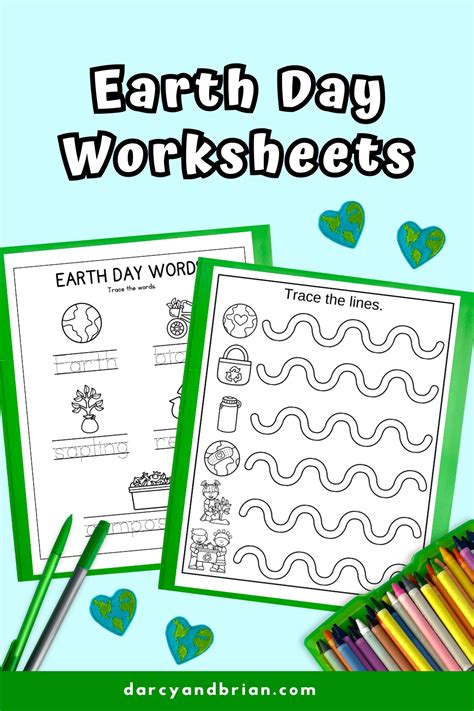 Earth Day Worksheets Darcy And Brian Shop