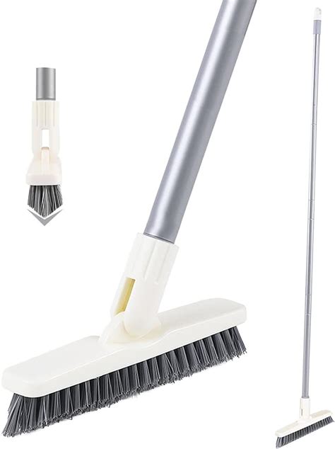 Amazon Ittar Grout Brush With Long Adjustable Handle Swivel Scrub