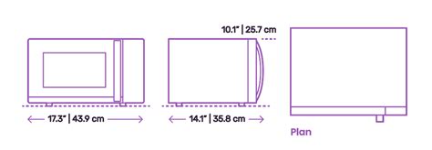 AmazonBasics Microwave Dimensions & Drawings | Dimensions.Guide