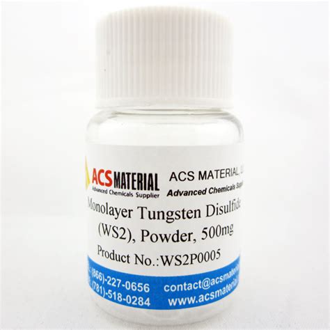 Monolayer Tungsten Disulfide WS2 ACS Material