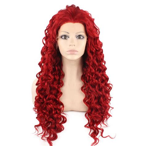 Long Red Wig Red Curly Wig