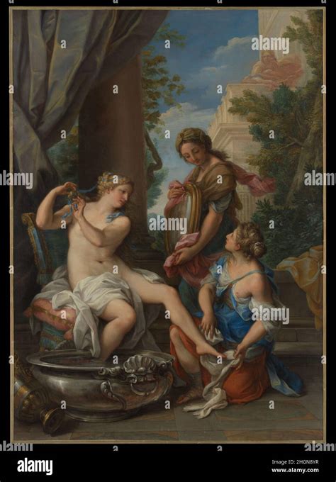 Betsabé en su baño ca 1700 Giuseppe Bartolomeo Chiari La batsaba