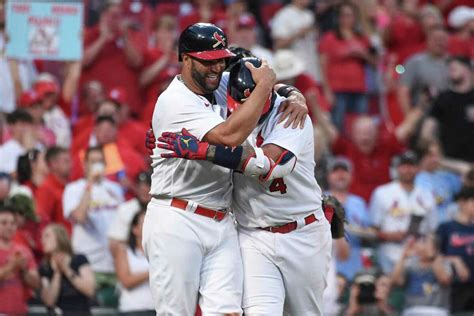 Albert Pujols Makes First Pitching Appearance Of His Career Closes Out