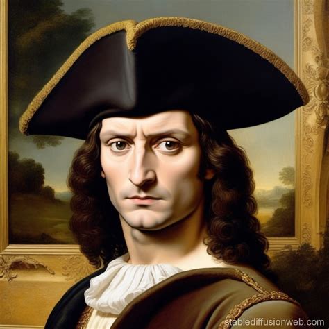 Napoleon Bonaparte Next To The Mona Lisa Prompts Stable Diffusion Online
