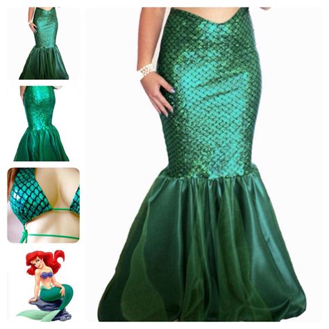MARIMAR Mermaid Costume With Bikini Top Mermaid Tail Costume Mermaid Tail Walkable Traje De