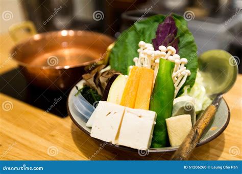 Japanese Cuisine Hot Pot On Background Stock Photo Image Of Food Miso 61206260